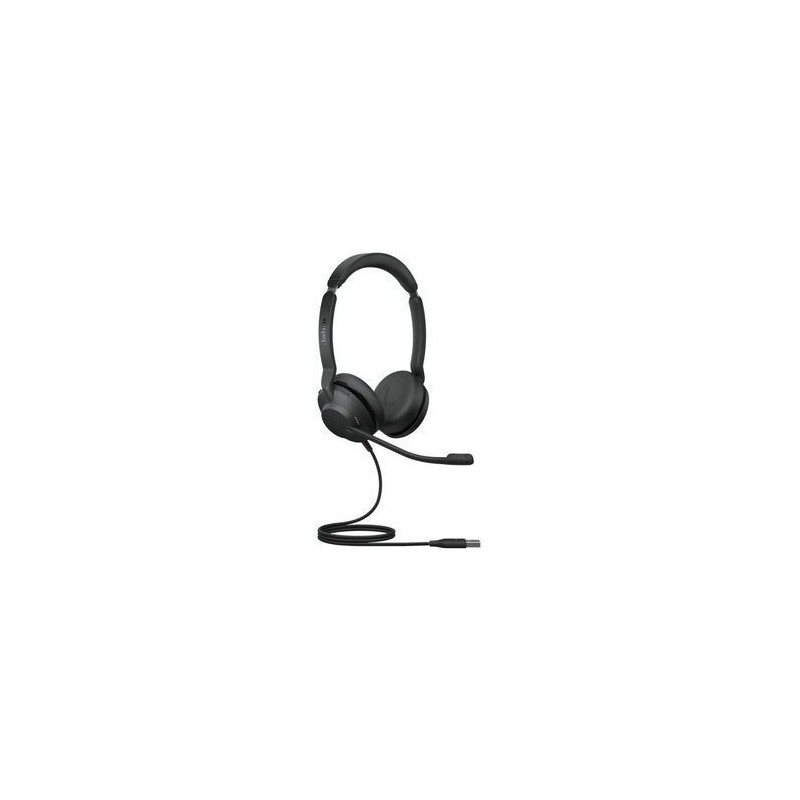 Jabra Evolve2 30 SE MS Stereo Kablet Høretelefoner Sort